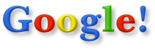 The logo used from October 30, 1998 to May 30, 1999, differs from the previous version with an exclamation mark added to the end, an increased shadow, letters more rounded, and different letter hues. Note that the color of the initial G changed from green to blue. This color sequence is still used today, although with different hues and font.
