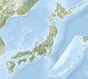 碁石ヶ峰の位置（日本内）