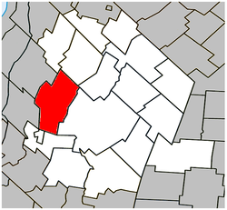 Location within Les Maskoutains RCM