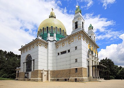 Kirche am Steinhof i Wien av Otto Wagner (1903–1907)