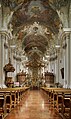 Inside view of St Paul church, in trier (Germany).