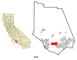 Location in شهرستان ونتورا and the state of California