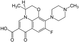 (S)-(–)-Levofloxacin Structural Formulae.png