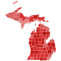 1928 United States Senate Election in Michigan by County