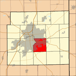 Vị trí trong Quận Allen, Indiana