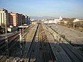 Vista elevada central de l'estació.