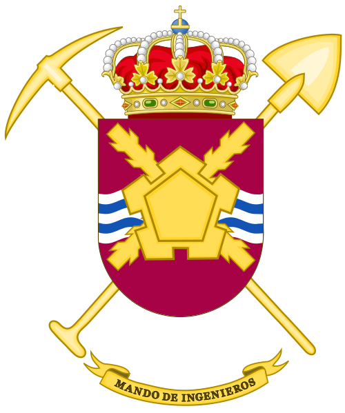 File:Coat of Arms of the Spanish Army Engineer Command.svg