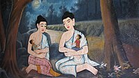 Khmer painting, Wat Phnom