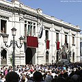 Palazzo San Giorgio e la processione di Festa Madonna (Gentile concessione)