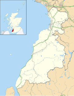 Mossblown is located in South Ayrshire