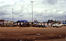 De Ivoriaanse hoofdstad Yamoussoukro.