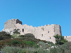 Άποψη του κάστρου της Κρητηνίας.