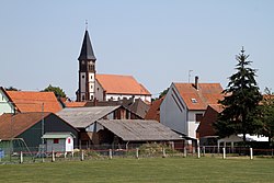 Skyline of Aschbach