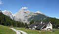 Malga of Andalo and any mountains of the Dolomites of Brenta, Province of Trento (Italy)