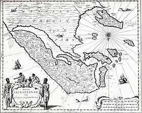 Localização de Reino de Jafanapatão