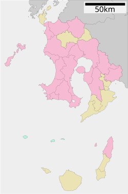 鹿児島空港の位置