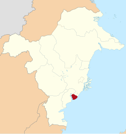 Location within East Kalimantan