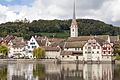 Stein am Rhein with St. Georgen Monastery and Hohenklingen Castle