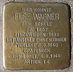 Stolperstein für Else Wagner (Carl-Kistner-Straße 2)