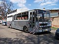 Bus avec compartiment assis et compartiment couchette à l'arrière en Tchéquie