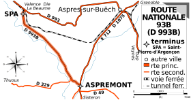 Carte de la route.