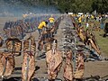 Asado en Patagonie.