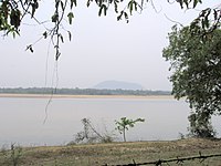 Biharinath, across the Damodar River, as seen from the park