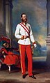 Francesc Josep I d'Àustria (1830-1916) amb uniforme de Mariscal de Camp, per Franz Xaver Winterhalter (1865).