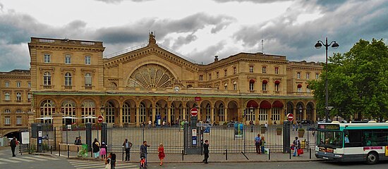 View of Gare d' l'Est, Paris