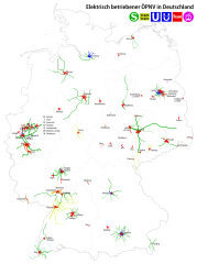 Elektrisch betriebener Nahverkehr in Deutschland