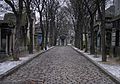 Cimetière de Montmartre – Friedhofsweg