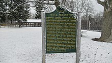 W. H. L. McCourtie historic marker