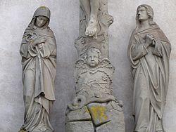 Statues de Marie et de Jean du calvaire