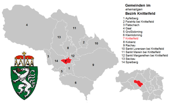 Gemeinden im Bezirk Knittelfeld