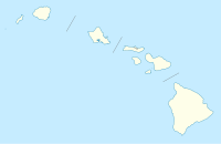 Lagekarte von Hawaii in den USA