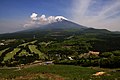 在越前岳远眺富士山