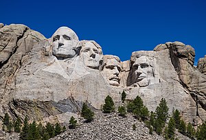 Mount Rushmore near Keystone