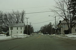 Looking south at Old Ashippun