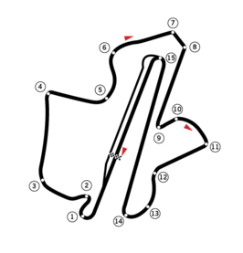 Circuit indeling Sepang International Circuit