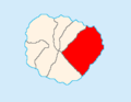 Map of La Gomera showing San Sebastián de la Gomera