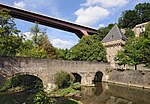 The Grand Duchess Charlotte Bridge above de Béinchen