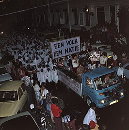 Eerste viering in 1975 in Paramaribo