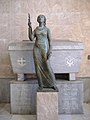 Statue and tomb of Margarita Weild, wife of General Paz