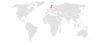 Location map for Armenia and Sweden.