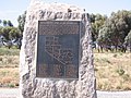 Memorial commemorating the first commercial rice crop at Tullakool, New South Wales.