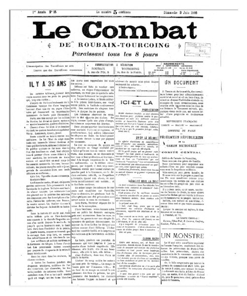 File:Brousse - Le Drapeau rouge (1877), paru dans Le Combat de Roubaix-Tourcoing, 03 juin 1906.djvu