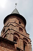 Bell-tower of the church St-Pierre in Collonges-la-Rouge