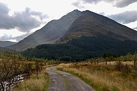 Glen Kinglas towards Beinn an Lochain