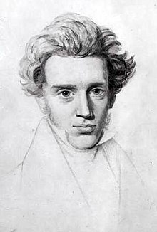 Ti ulo ken abaga a dibuho a retrato ni Søren Kierkegaard.