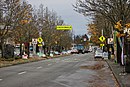 Lake City Way (SR 522) northbound in the commercial district of Lake City in Seattle